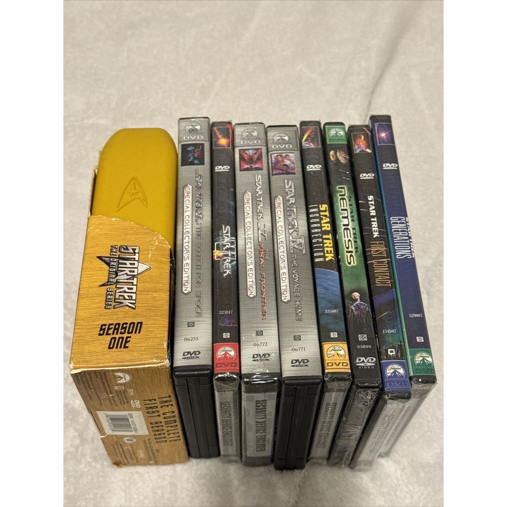 Star Trek DVD Lot - Almost Complete Collection, Classic Series & Movies,‎